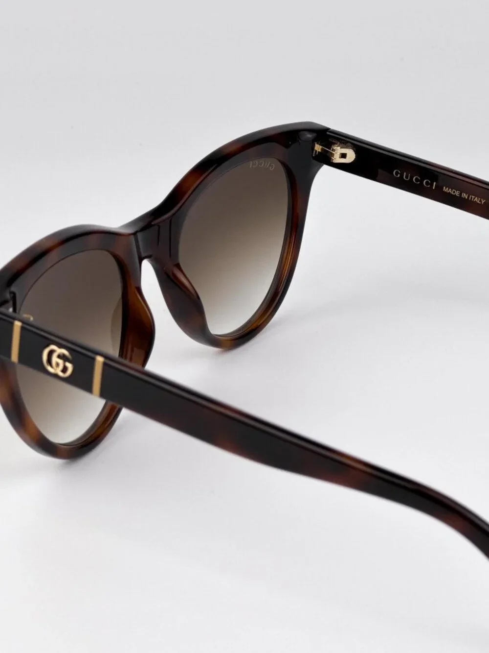 GUCCI GG0763S 002 HAVANA CAT EYE SUNGLASSES